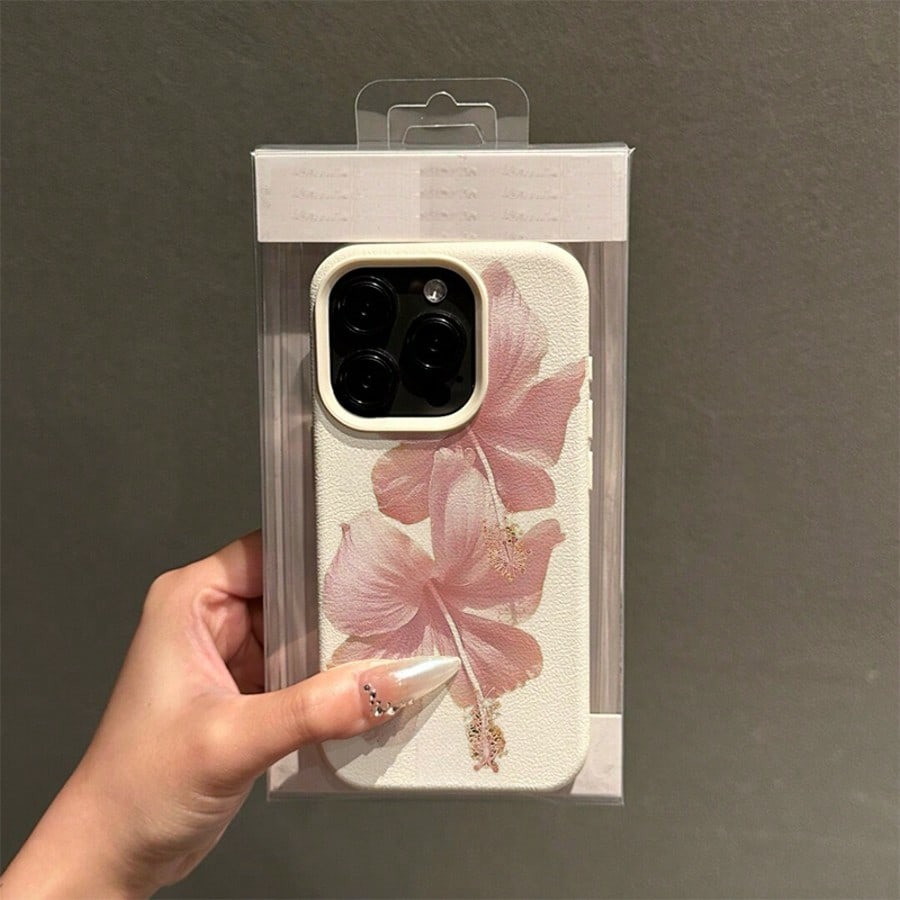 Pink Hibiscus Elegant High Aes - Phone Cases Aesthetic recensie en prijs