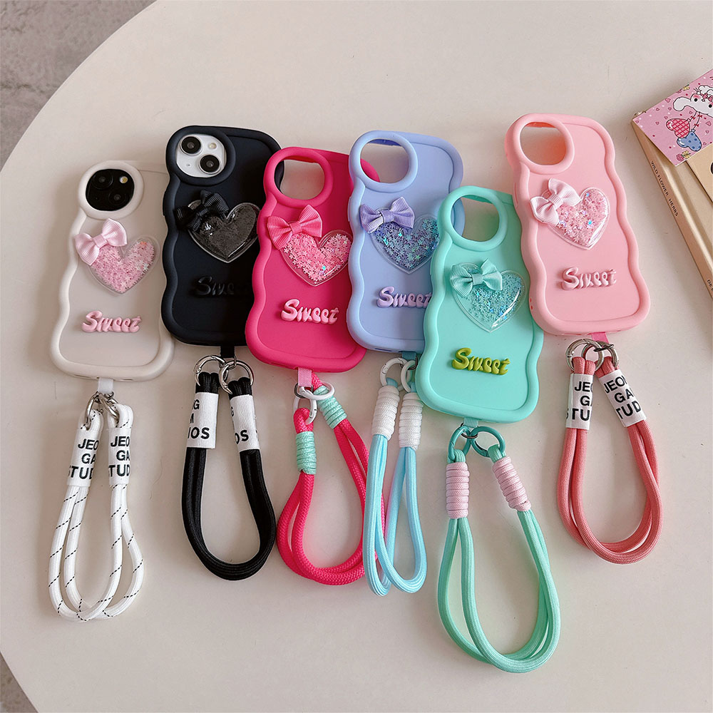 Love Heart Bow Wavy Soft Phone - Phone Cases Ugly recensie en prijs
