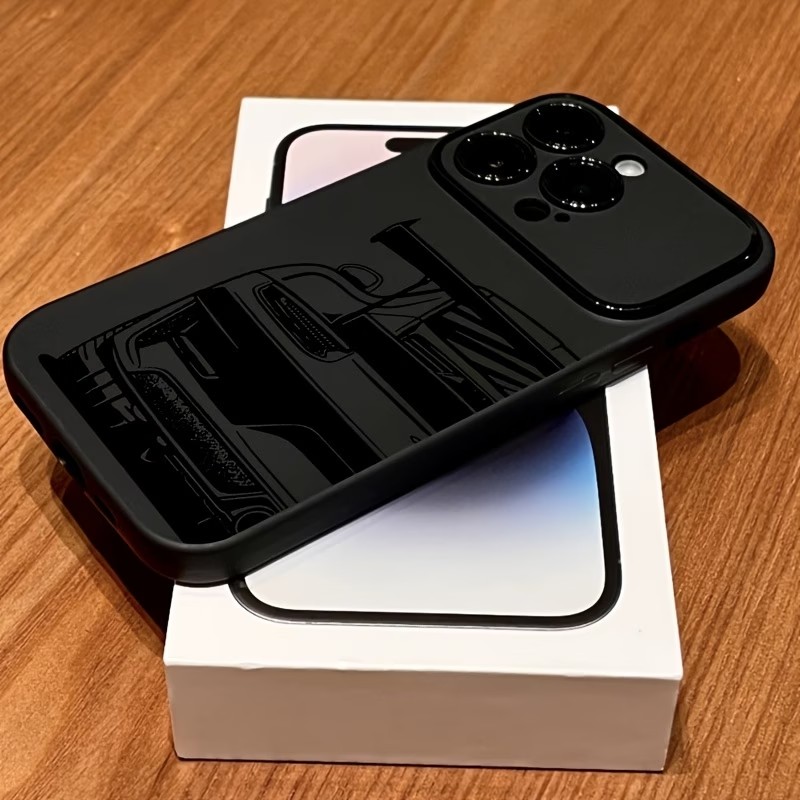 Line-Drawing of a Sports Car P - Phone Cases Rugged recensie en prijs