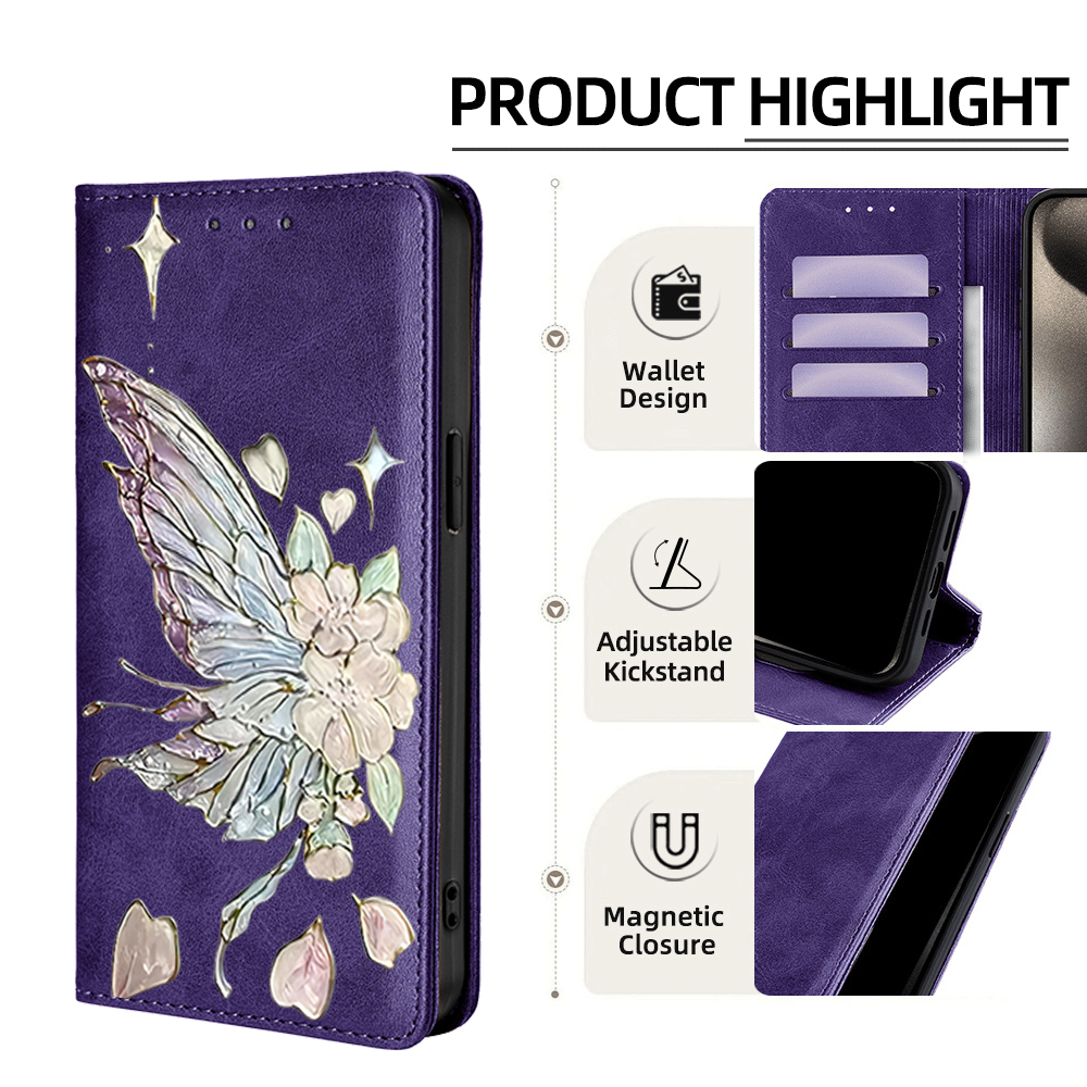 Painted Magnetic Flip Leather  - Phone Cases Galaxy S23 recensie en prijs