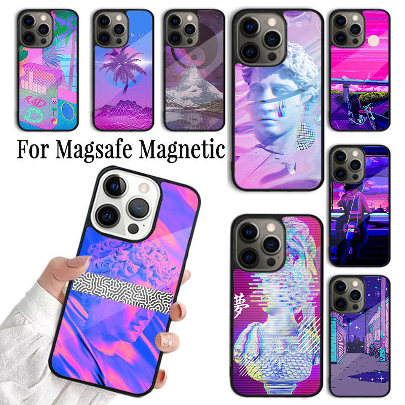 Vaporwave Aesthetic Art Phone  - Phone Cases Aesthetic recensie en prijs